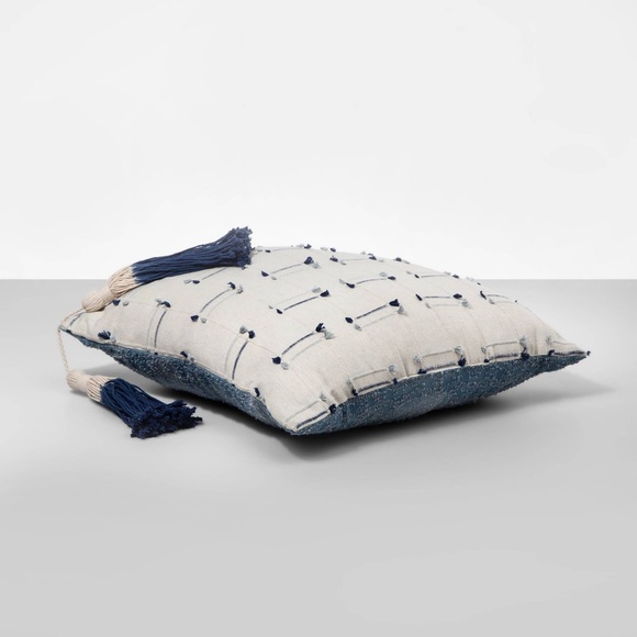 Opalhouse square washed textured throw pillow blue - Picture 2 of 8